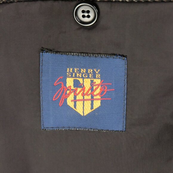 Hardy Amies Blazer Mens 44 Regular Brown Wool Ermenegildo Zegna Fabric Canada - Picture 13 of 15